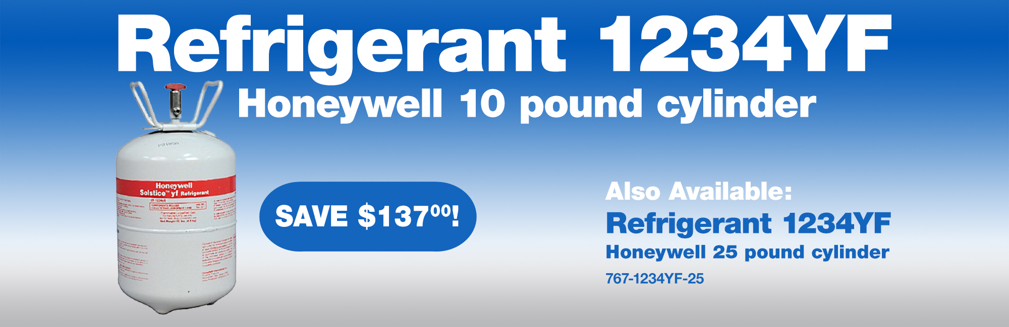 Save some money on 1234yf refrigerant
